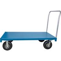 Heavy-Duty Platform Truck, 48" L x 24" W, 1200 lbs. Capacity, Flat Free Casters Ontario Safety Products