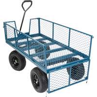 Wagon with Drop Sides, 24" W x 48" L, 800 lbs. Capacity Ontario Safety Products