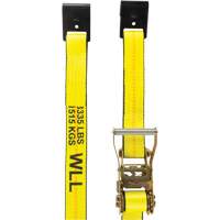 Winch Strap, Flat Hook, 30' W x 2" L, 3335 lbs. (1512 kg) Working Load Limit Ontario Safety Products