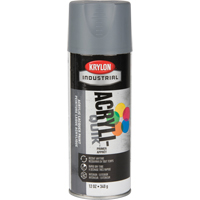 Industrial Acryli-Quik Lacquer, Grey, Very Flat, 12 oz., Aerosol Can Ontario Safety Products