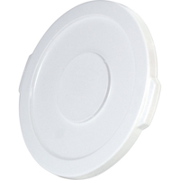 Couvercles ronds Brute, Couvercle plat, Plastique/Poly&eacute;thyl&egrave;ne, Convient aux contenants 15-5/8" dia. Ontario Safety Products