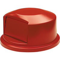 Round Brute<sup>®</sup> Tops, Dome Lid, Plastic/Polyethylene, Fits Container Size: 24" Dia. NA713 | Ontario Safety Product