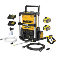 Ensemble de laveuse &agrave; pression avec moteur sans balai 2X20V MAX*, avec FLEXVOLT, &agrave; pile, 1600 PSI, 1,2 gal./min Ontario Safety Products