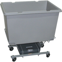 Scale Carts, Polyethylene, 33" L x 23" W x 33" H, 7 cu. ft. Volume, 250 lbs. Capacity Ontario Safety Products