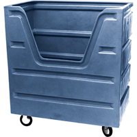 Bulk Laundry Trucks, Plastic, 29" W x 48" D x 55" H, 1000 lbs. Capacity NC474 | Ontario Safety Product