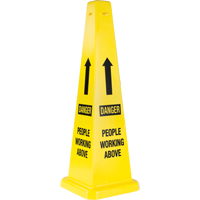 C&ocirc;nes de d&eacute;viation  People Working Above , Anglais avec pictogramme Ontario Safety Products