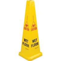 C&ocirc;nes de d&eacute;viation  Wet Floor , Anglais avec pictogramme Ontario Safety Products