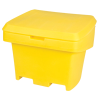 Heavy-Duty Outdoor Salt and Sand Storage Container, 30" x 24" x 24", 5.5 cu. Ft., Yellow Ontario Safety Products