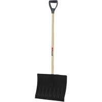 Nordic Snow Shovel, Polypropylene Blade, 17-3/4" Wide, D-Grip Handle Ontario Safety Products