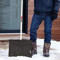 Nordic Snow Shovel, Polypropylene Blade, 17-3/4" Wide, D-Grip Handle Ontario Safety Products