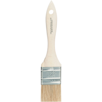 Paint Brush, White China, Wood Handle, 1-3/4" Width ND936 | Ontario Safety Product
