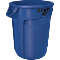 Round Brute<sup>®</sup> Containers, Bulk, Polyethylene, 32 US gal. NG251 | Ontario Safety Product