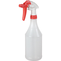Round Spray Bottle with Trigger Sprayer, 24 oz. Ontario Safety Products