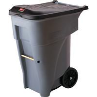 Brute&reg; Roll Out Containers, Polyethylene, 65 US gal. Ontario Safety Products