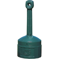 Smoker’s Cease-Fire<sup>®</sup> Cigarette Butt Receptacle, Free-Standing, Plastic, 4 US gal. Capacity, 38-1/2" Height NI695 | Ontario Safety Product