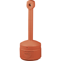 Smoker’s Cease-Fire<sup>®</sup> Cigarette Butt Receptacle, Free-Standing, Plastic, 1 US gal. Capacity, 30" Height NI705 | Ontario Safety Product