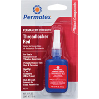 Threadlocker, Red, High, 10 ml, Bottle NIR668 | Ontario Safety Product