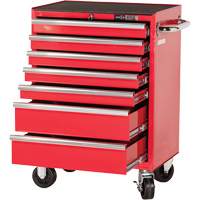 PRC2707 Armoire roulante de s&eacute;rie Pro, 7 tiroirs, 27" la x 16" p x Rouge Ontario Safety Products