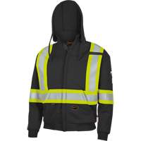 337SF Capuche &agrave; fermeture &eacute;clair ignifug&eacute;e, Hommes, Petit, Noir, 22 cal/cm² Ontario Safety Products