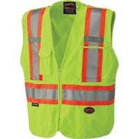 6936 Veste de s&eacute;curit&eacute; d&eacute;tachable en 5 points, Jaune lime haute visibilit&eacute;, 2T-Grand, Polyester Ontario Safety Products
