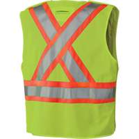 6936 Veste de s&eacute;curit&eacute; d&eacute;tachable en 5 points, Jaune lime haute visibilit&eacute;, 2T-Grand, Polyester Ontario Safety Products