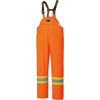 5893 Salopette FR imperm&eacute;able haute visibilit&eacute;, Grand, Orange haute visibilit&eacute; Ontario Safety Products