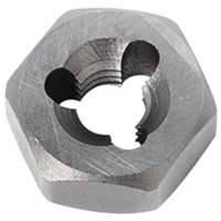 Hexagon Rethreading Bolt Die, 19/32" Dia., 1/4"-28 Thread, Chromium Steel Ontario Safety Products
