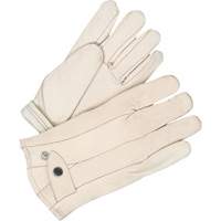 Classic Roper Gloves, 10, Grain Cowhide Palm, Fleece Inner Lining Ontario Safety Products