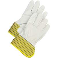 Gants d'ajusteur classiques, Grand, Paume en Cuir fleur de vache, Doublure en Molleton Ontario Safety Products