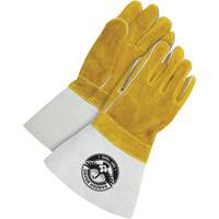 Welder Gloves with 5" Cuff, Split Cowhide, Size One Size Ontario Safety Products