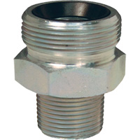 Boss Ground Joint Spud, Iron, 2", Male NPT Ontario Safety Products