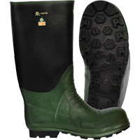 Journeyman&reg; Boots, Rubber, Steel Toe, Size 8, Puncture Resistant Sole Ontario Safety Products