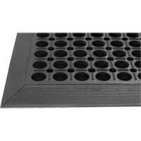 Tapis de s&eacute;rie Competitor, &agrave; fentes, 3' x 5' x 7/8", Noir, Caoutchouc naturel Ontario Safety Products