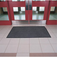 Tapis Poly-Tuft, Essuie-pieds, 3' x 60' x 5/16", Charbon Ontario Safety Products