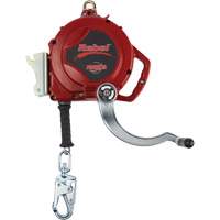 Rebel Self-Retracting Lifeline, 50', Galvanized Steel, Swivel Ontario Safety Products