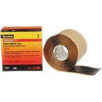 Scotch&reg; Rubber Mastic Tape 2228, 50.8 mm (2") x 3 m (10'), Black Ontario Safety Products