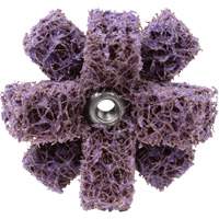 Croix de lustrage BF-XB Scotch-Brite, 1-1/2" dia., Grain Moyen, Oxyde d'aluminium Ontario Safety Products