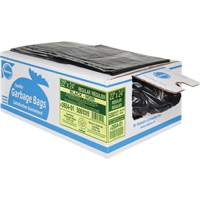 2600 Series Industrial Garbage Bags, Regular, 24" W x 22" L, Black Ontario Safety Products