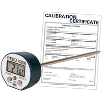 Thermometer with ISO Certificate, Contact, Digital, -40-450°F (-40-230°C) Ontario Safety Products