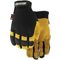 Flextime Water Resistant Gloves, Grain Goatskin Palm, Size Large Ontario Safety Products