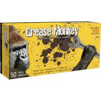 Grease Monkey&reg; Gloves, Large, Nitrile, 8-mil, Powder-Free, Black Ontario Safety Products