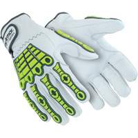 Chrome Series&reg; 4080 Cut-Resistant Gloves, 8/Medium, Goatskin Palm, Hook & Loop Cuff Ontario Safety Products