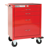 PRO+ Series Roller Cabinet, 4 Drawers, 26" W x 19" D x 36" H, Red NKE061 | Ontario Safety Product