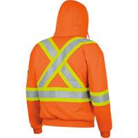 338SF Capuche &agrave; fermeture &eacute;clair ignifug&eacute;e, Hommes, T-Grand, Orange haute visibilit&eacute;, 22 cal/cm² Ontario Safety Products