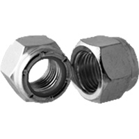 NTU Thin Heavy Series Locknut Nylon Insert, 3/4"-10 Dia., Zinc Plated Ontario Safety Products