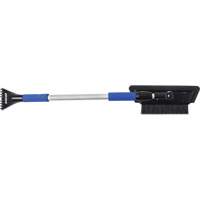 Snow Brush, Telescopic, EVA Foam Blade, 48" Long, Black/Blue NN434 | Ontario Safety Product