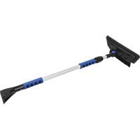 Snow Brush, Telescopic, EVA Foam Blade, 48" Long, Black/Blue NN434 | Ontario Safety Product