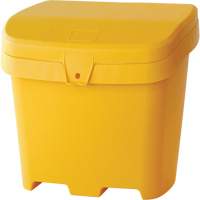 Salt & Sand Container, With Hasp, 21" x 27" x 26", 4.24 cu. ft., Yellow NO614 | Ontario Safety Product