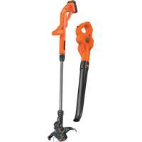 Max* String Trimmer/Edger & Hard Surface Sweeper Combo Kit, 10", Battery Powered, 20 V NO692 | Ontario Safety Product