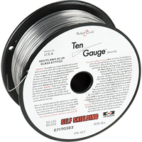 Ten Gauge™ E71TGS Flux-Cored Welding Wire, 0.045" Dia., Flux Cored Steel, 2 lbs. NP506 | Ontario Safety Product